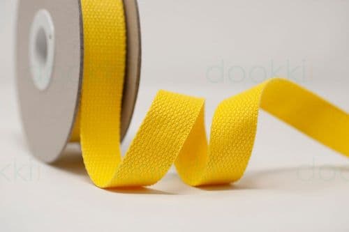 25mm webbing - Yellow