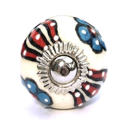 30mm Citadel Blue/Red Embossed