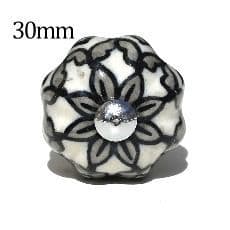 30mm grey flower melon