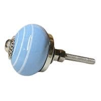 32mm blue/white stripes