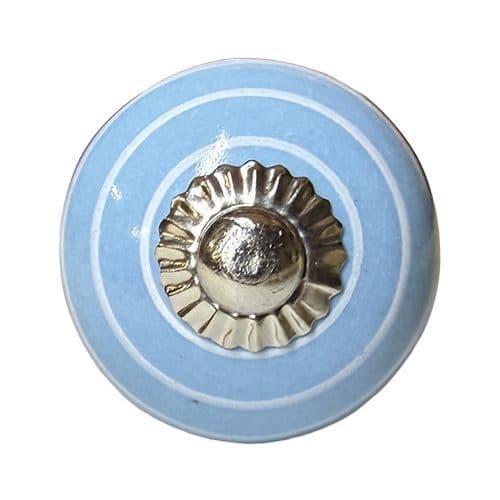 32mm blue/white stripes