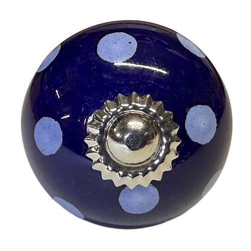 35mm Navy/white spots