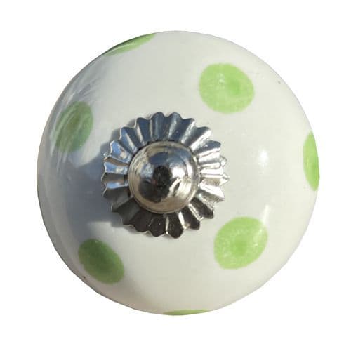 35mm White/green spots