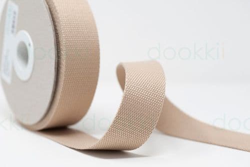 40mm webbing - taupe