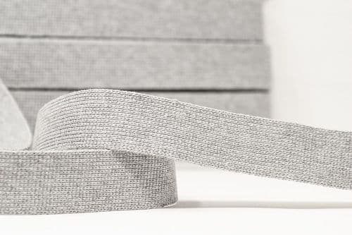 40mm wide plain colour webbing cop grey