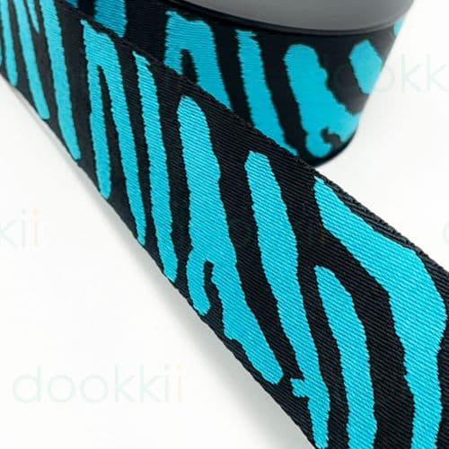 50mm Animal Design - Black/Turquoise