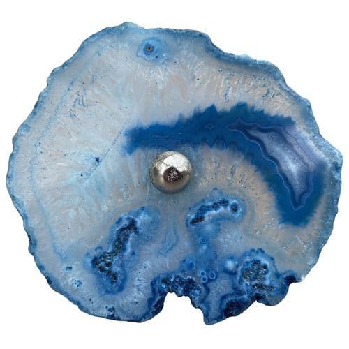 Agate Slice Blue