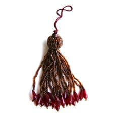 Amber coloured tassel