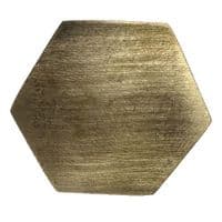 Antique Brass Hexagonal Knob