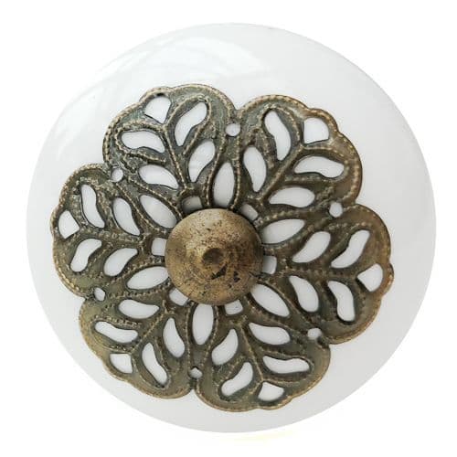 Antique Snowflake Fitting Knob