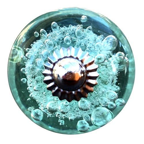 Aqua Bubble Glass with bolt