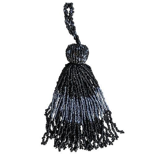 Black/Granite Tassel