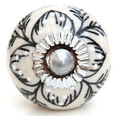 Black patterned knob BW3