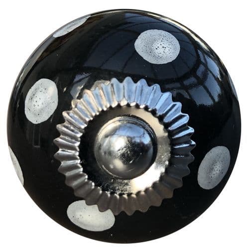 Black/white spots knob