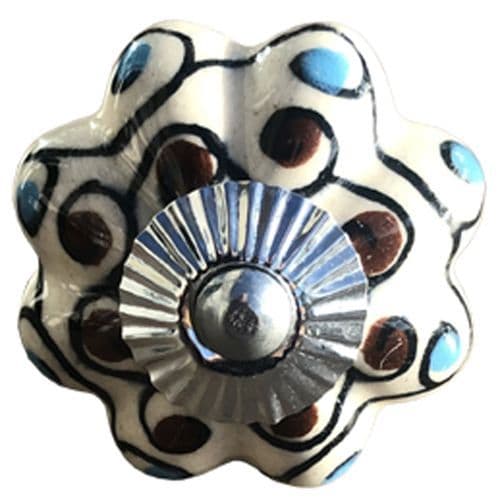 Blue/Brown Waves Jolly Melon