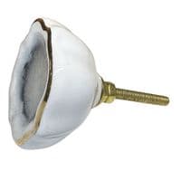 Blue/Grey Gold Flower Pod
