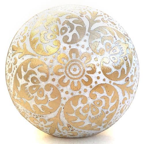 Brass Marrakesh White