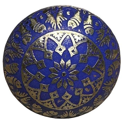 Brass Temple Mid Blue