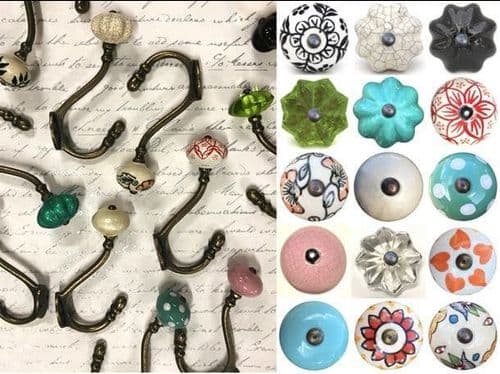 Bronze hook, with choice of one knob