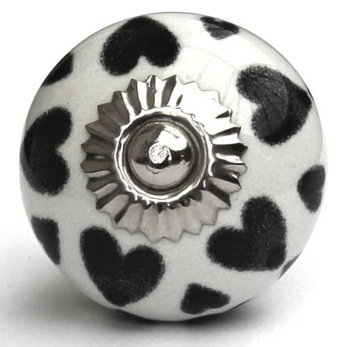 Candy hearts - black