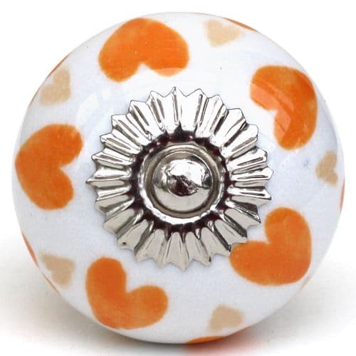 Candy hearts - orange