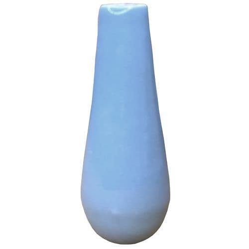 Ceramic light pull - grey/blue inc Jute Rope