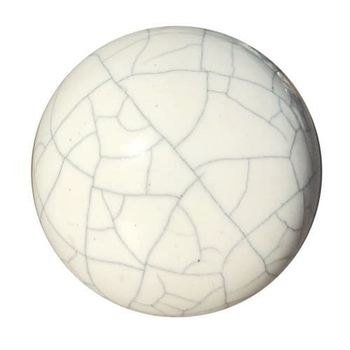 Cream Crackle Glaze Ball
