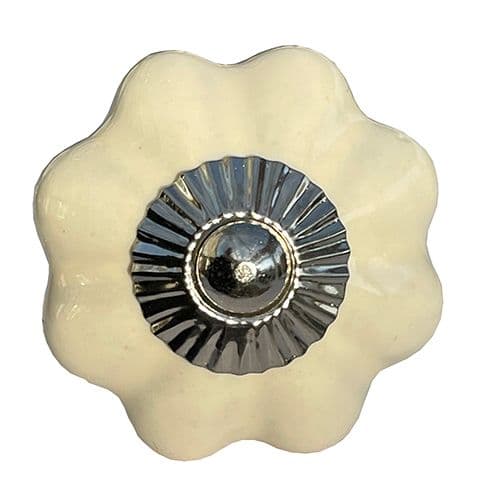 Cream melon knob