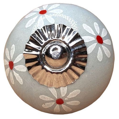 Daisy Round Grey
