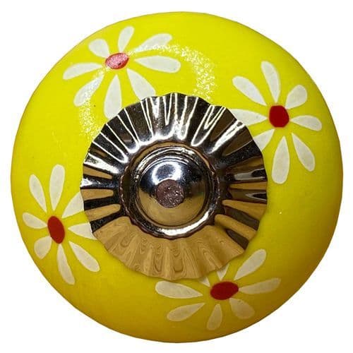Daisy round - Yellow