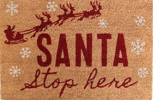 Doormat - Santa Stop Here