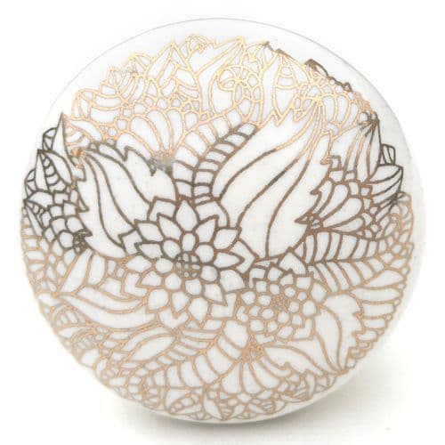 Filigree Knob 7 (gold)