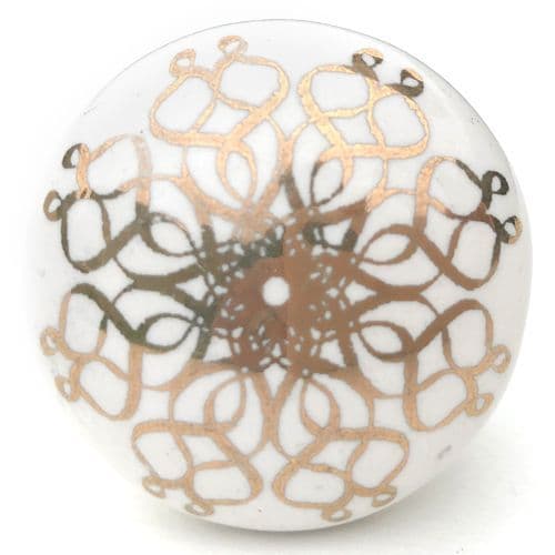 Filigree Knob 8 (gold)