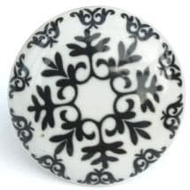 Flat Black Pretty Pattern