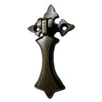 Fleur Drop Pull - Antique