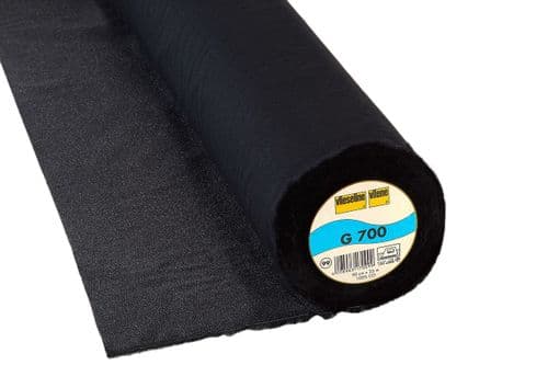 G 700 Woven cotton Medium weight Black