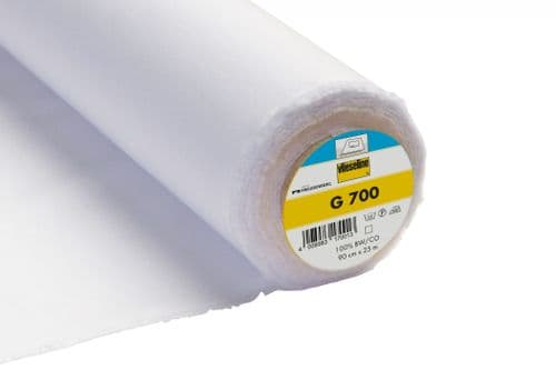 G 700 Woven cotton Medium weight White