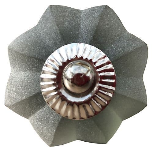 Glass frosted melon grey