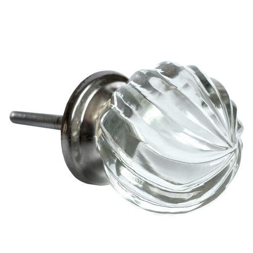 Glass Swirl Door/Drawer Knob