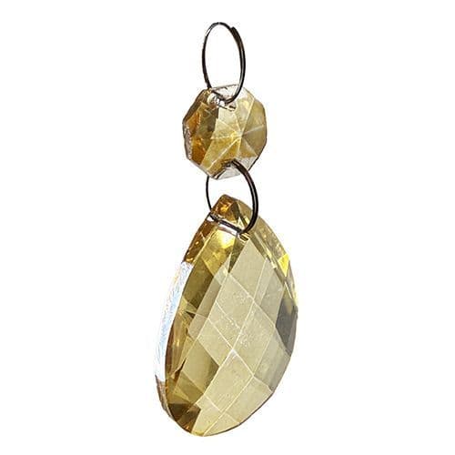 Gold Glass Almond Decoration