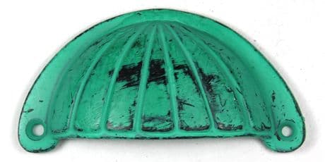 Green Shell Cup Handle