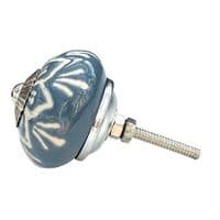 Grey Etched Pointy Design