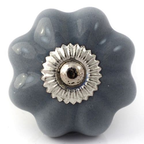 Grey melon knob
