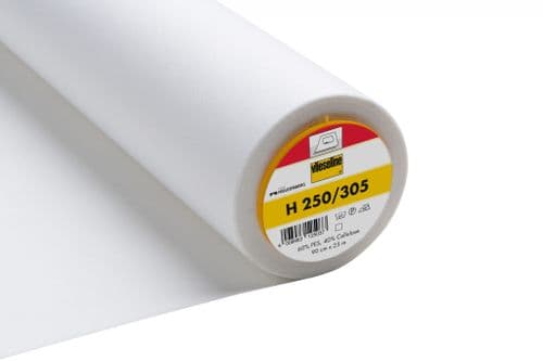 H 250 / 305 Standard Firm Iron-on White