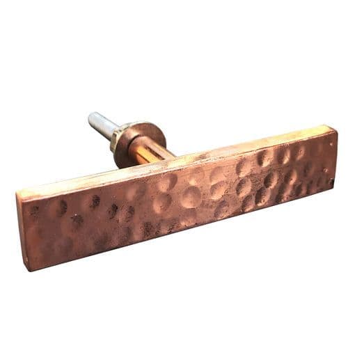 Hammered Bar, Rose Gold