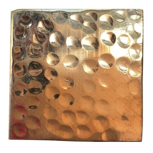 Hammered Plate, Gold