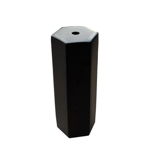 Hexagonal light pull. Matt Black.