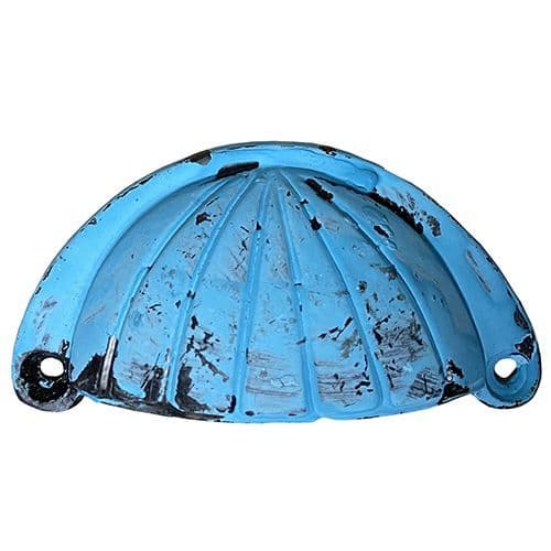 Iron Blue Scroll Pull