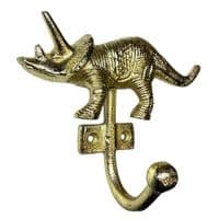 LARGE Dinosaur Trice Hook - GOLD
