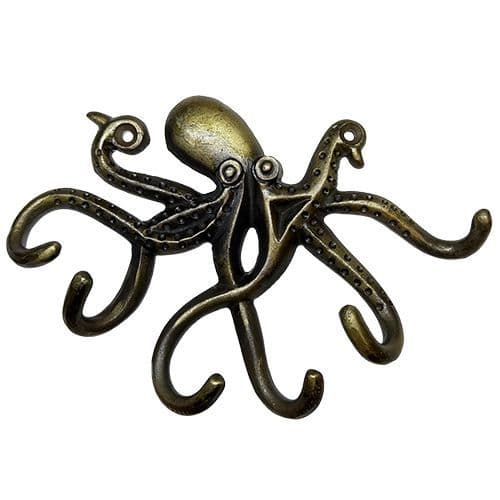 LARGE Octopus Hook - Bronze